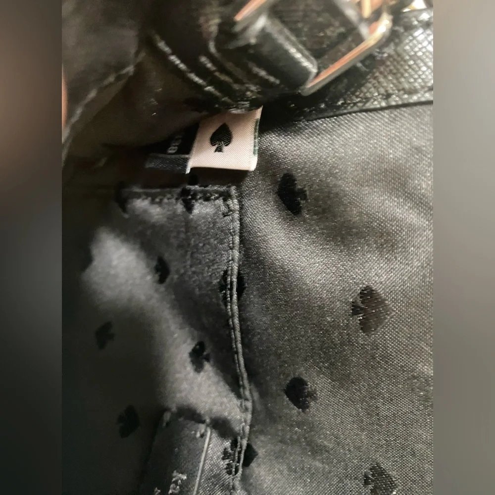 Kate Spade Cameron  Black and White Gray & Blue Crossbody Bag - Picture 10 of 16